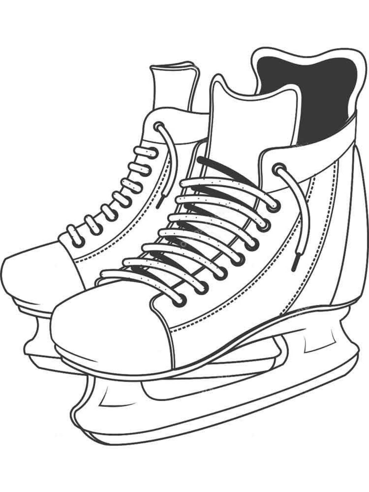 Shiny skates for kids