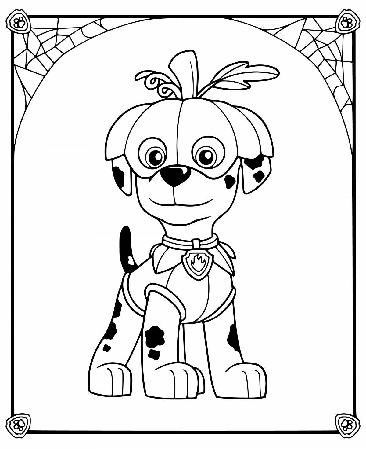 Glorious marshal coloring page
