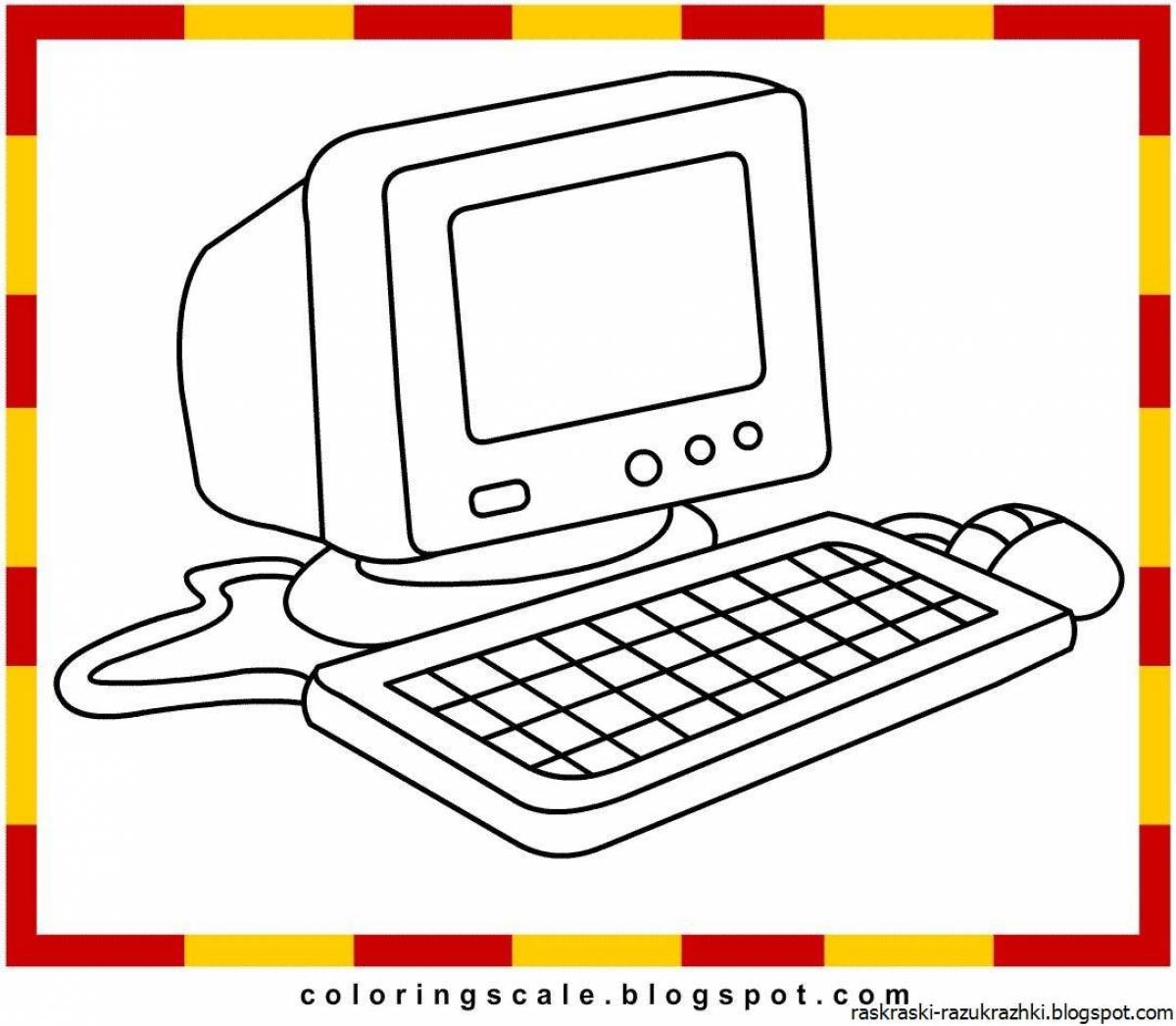 Fun computer coloring for kids