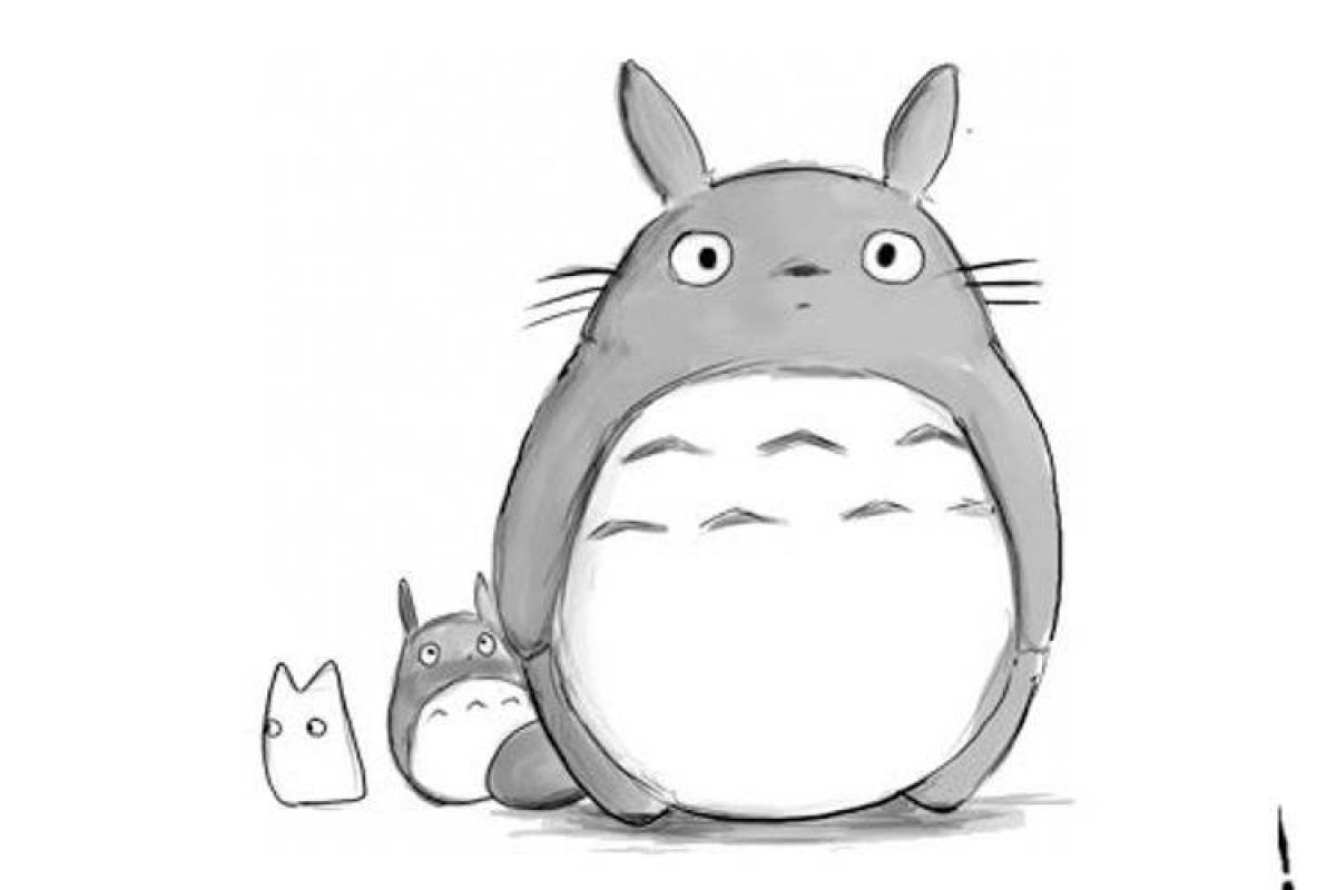 Totoro fun coloring