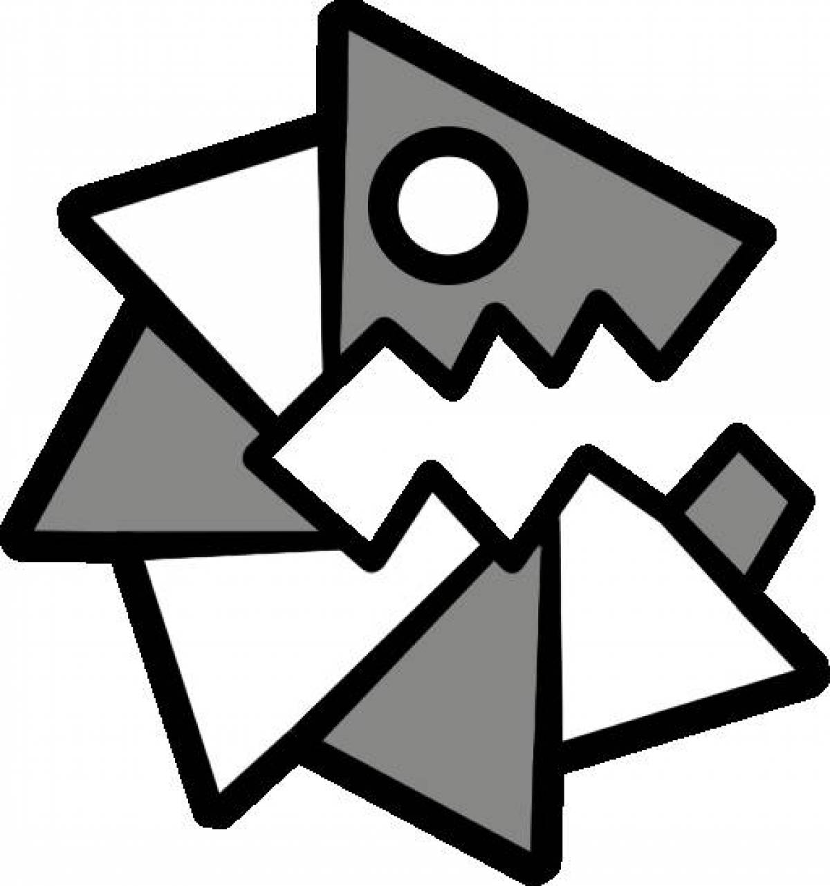 Adorable geometry dash coloring page