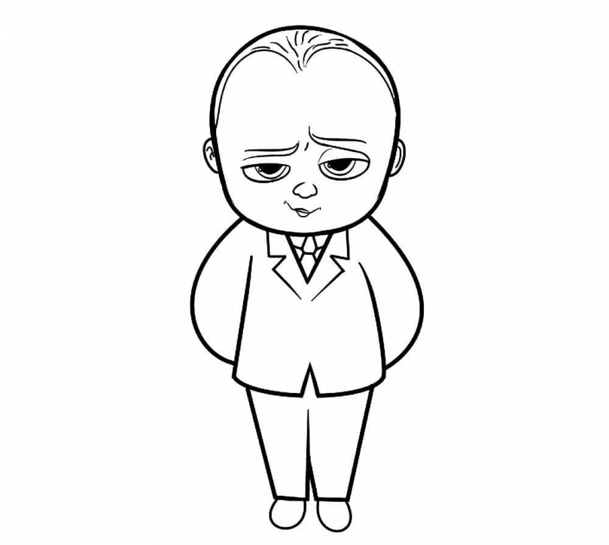 Boss baby coloring book