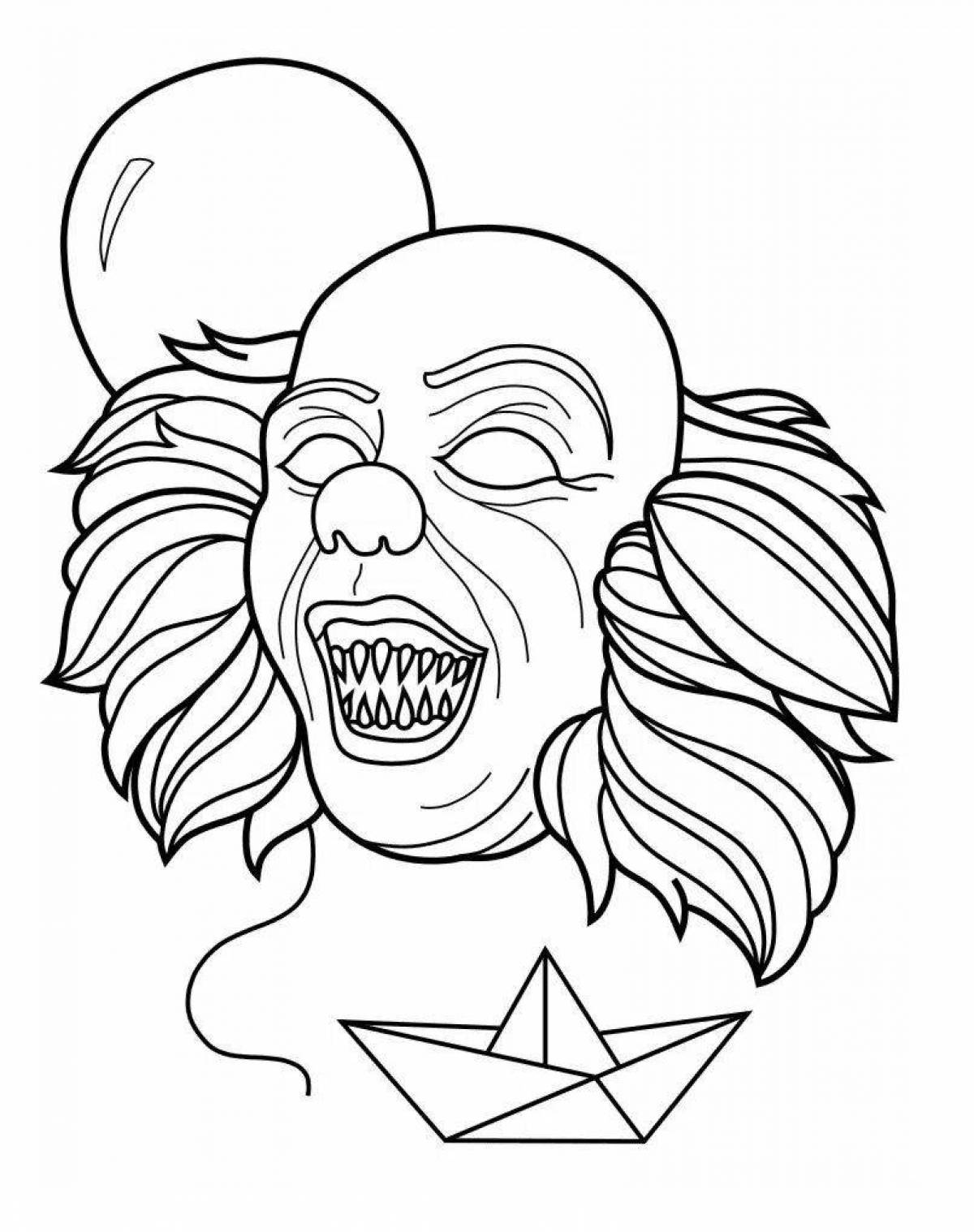 Pennywise's terrible coloring book