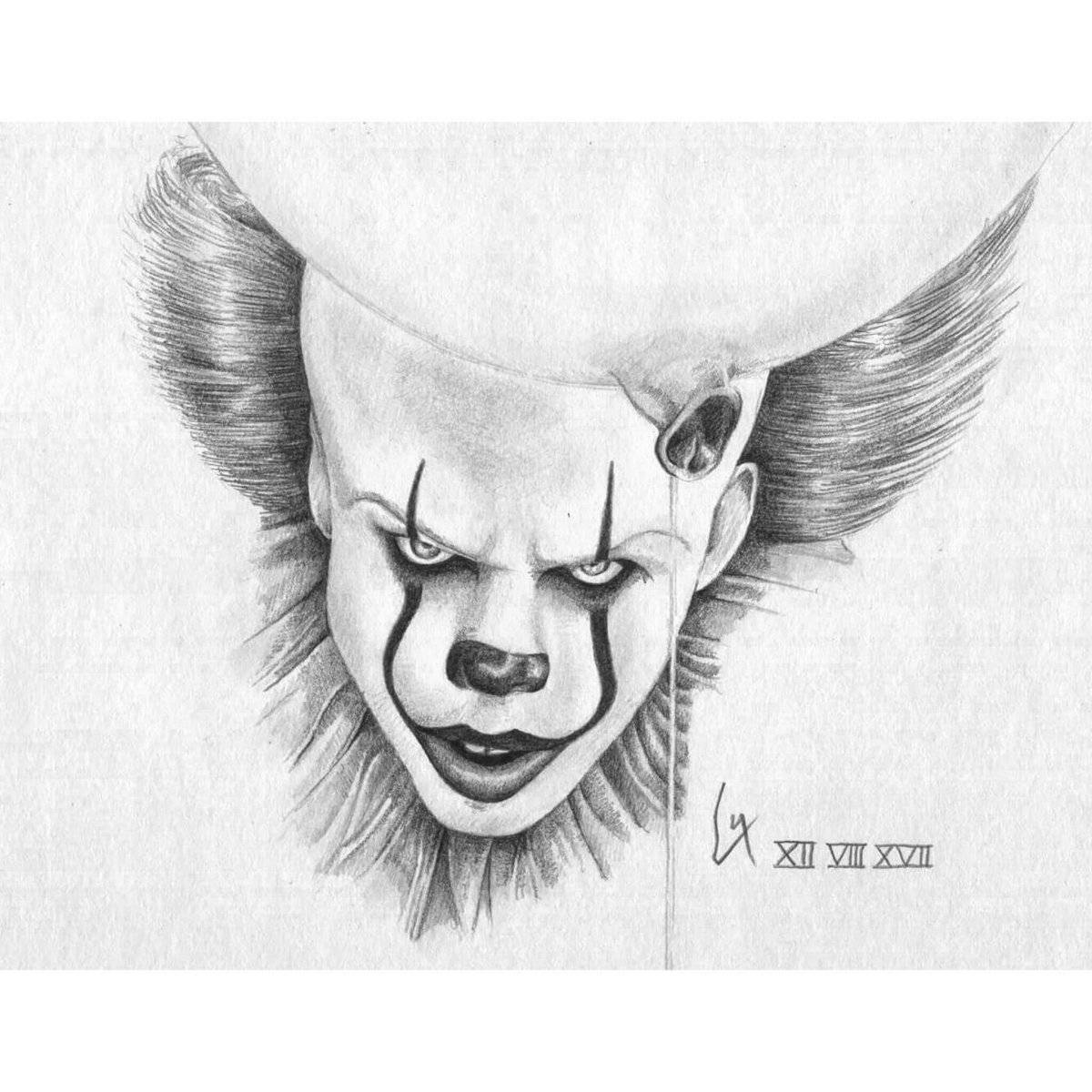 Unattractive pennywise coloring book