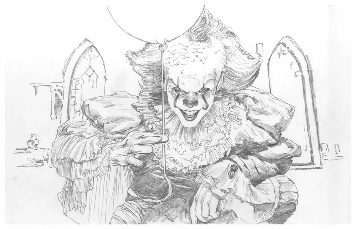 Pennywise's incredible coloring book