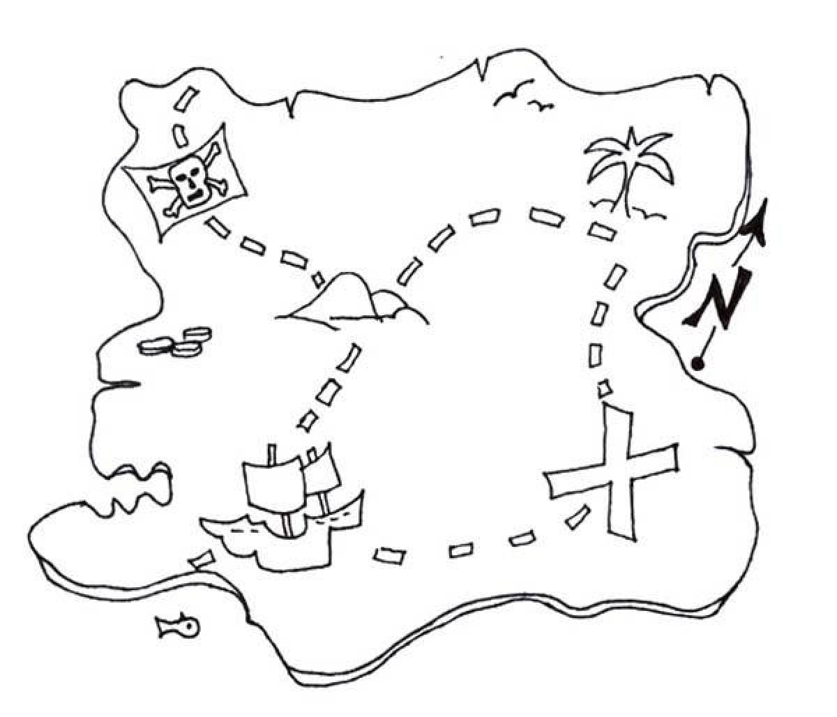 Карта детям для квеста