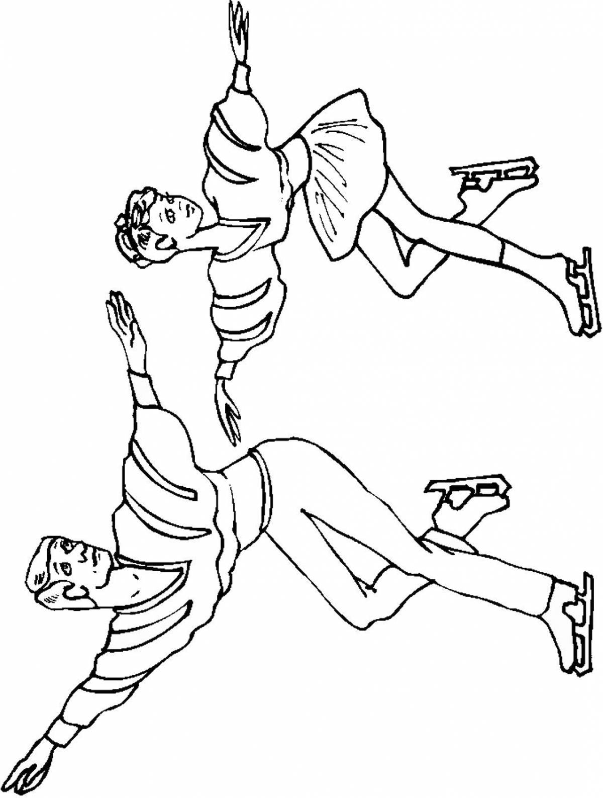 Рисунки на тему спорт фигурное катание