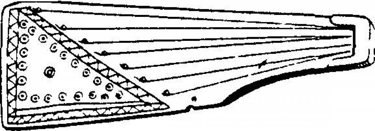 Гусли раскраска. Гусли. Гусли карандашом для детей. Гусли черно белая.