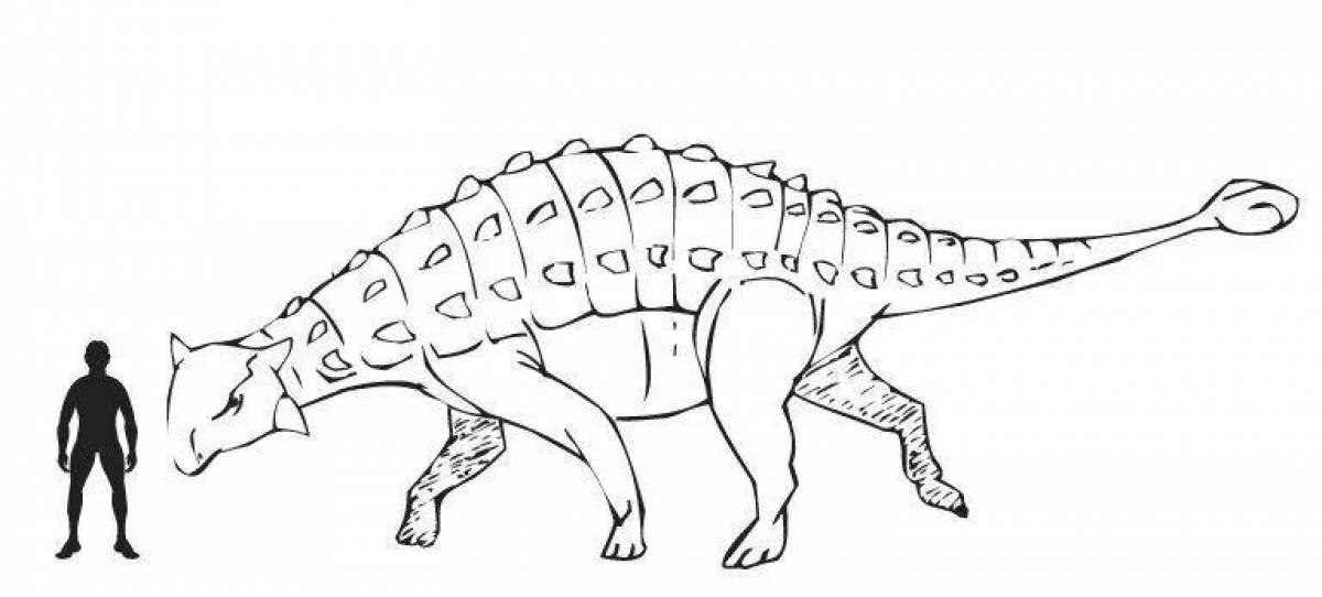 Как рисовать анкилозавра