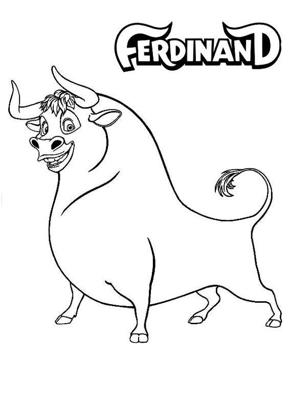 Ferdinand coloring pages