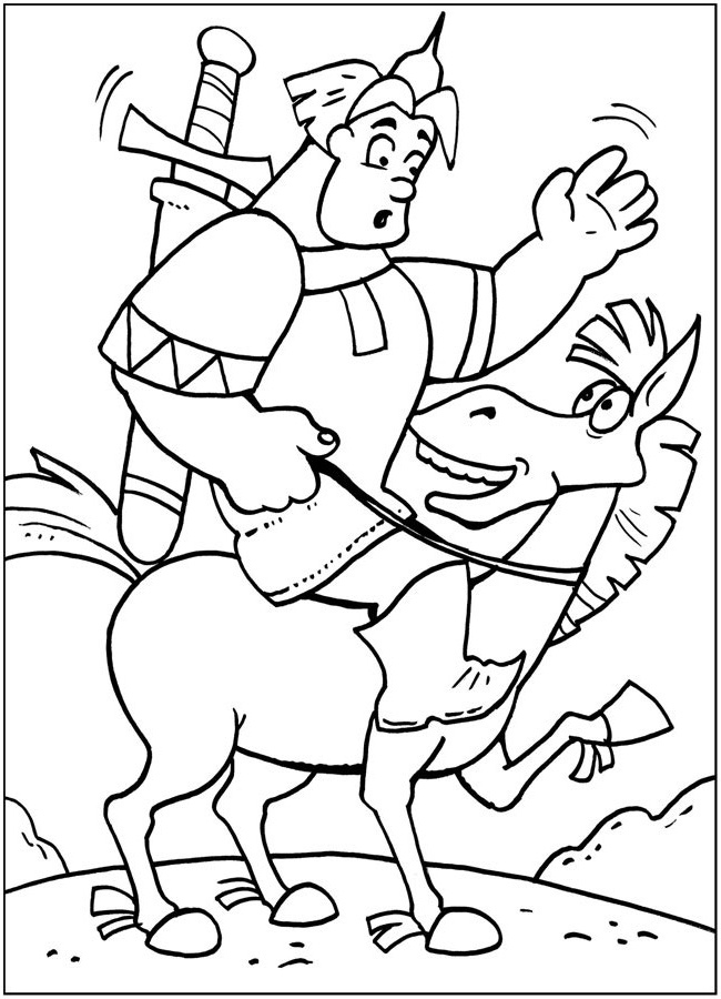 Alyosha and the horse Julius