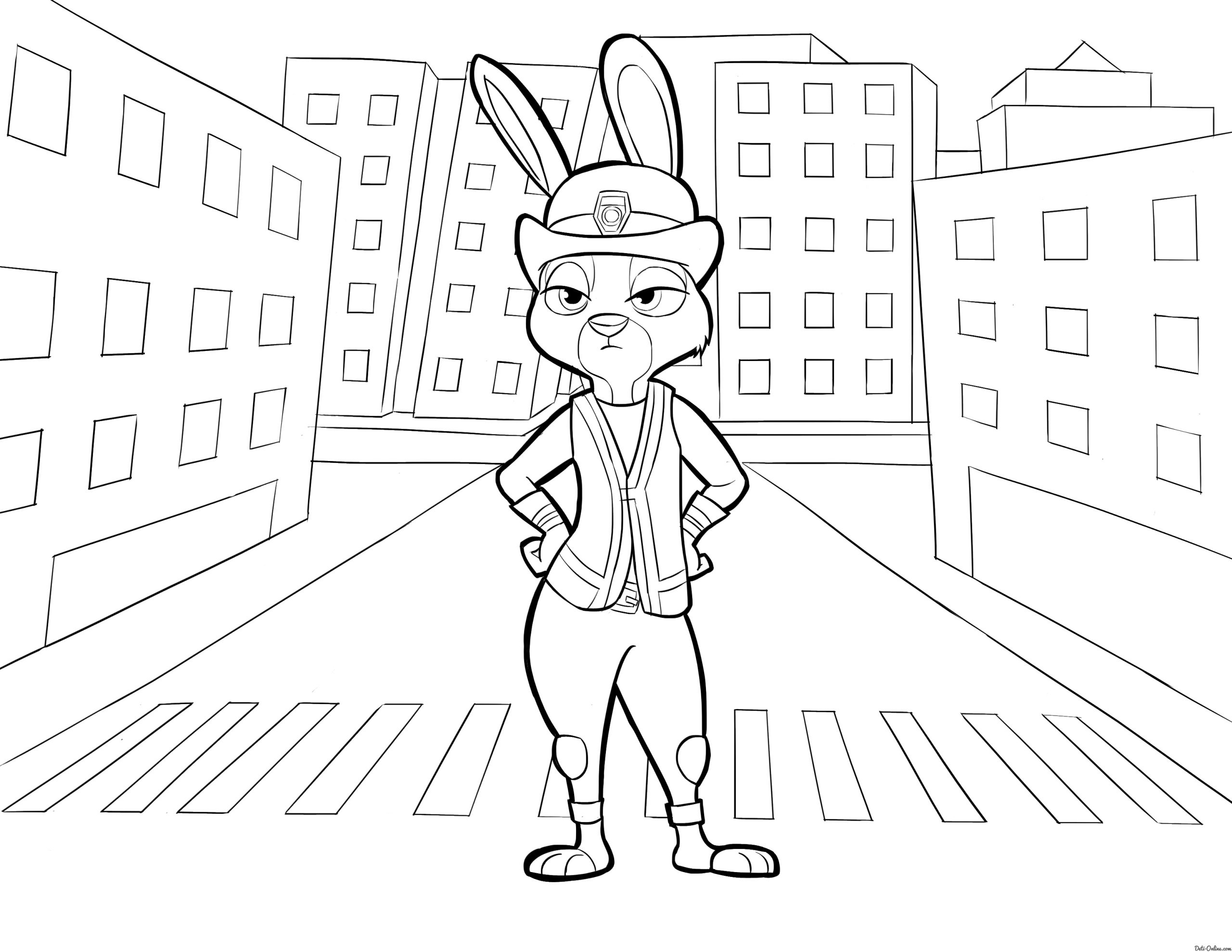Judy in the city