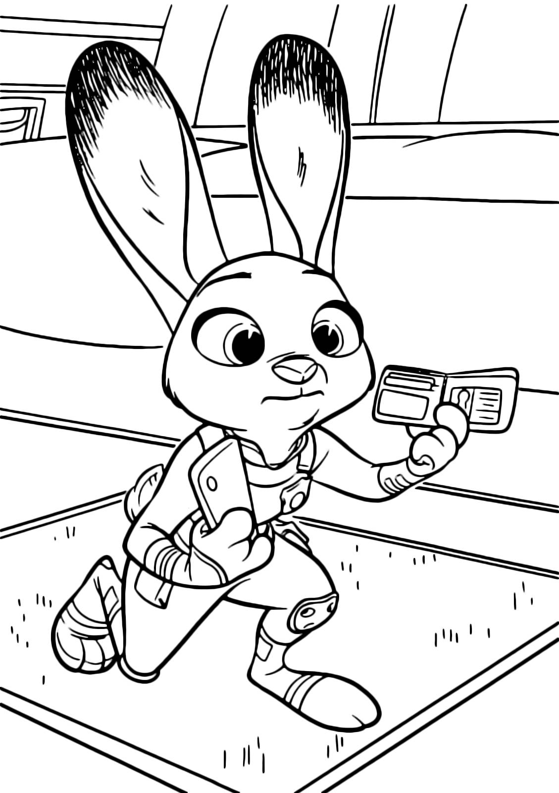 Judy at work