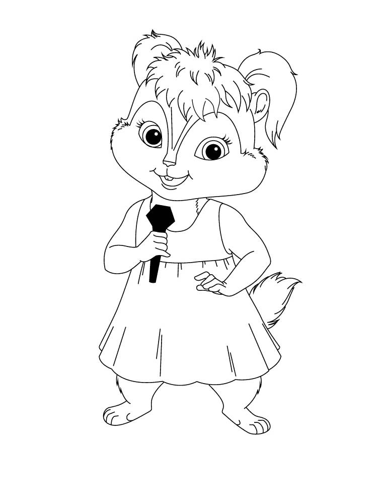 Coloring alvin and the chipmunks