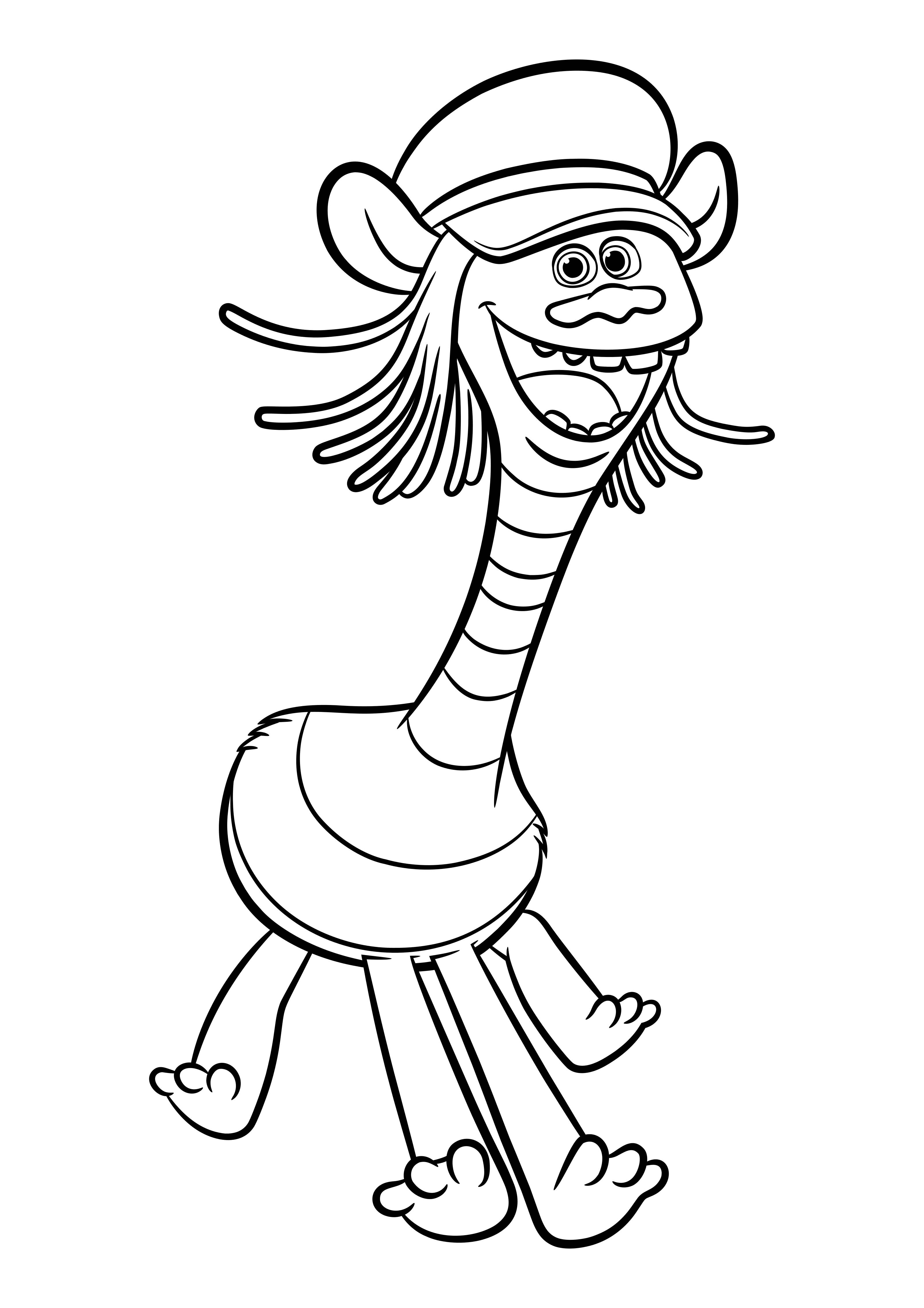 Photo Trolls coloring pages