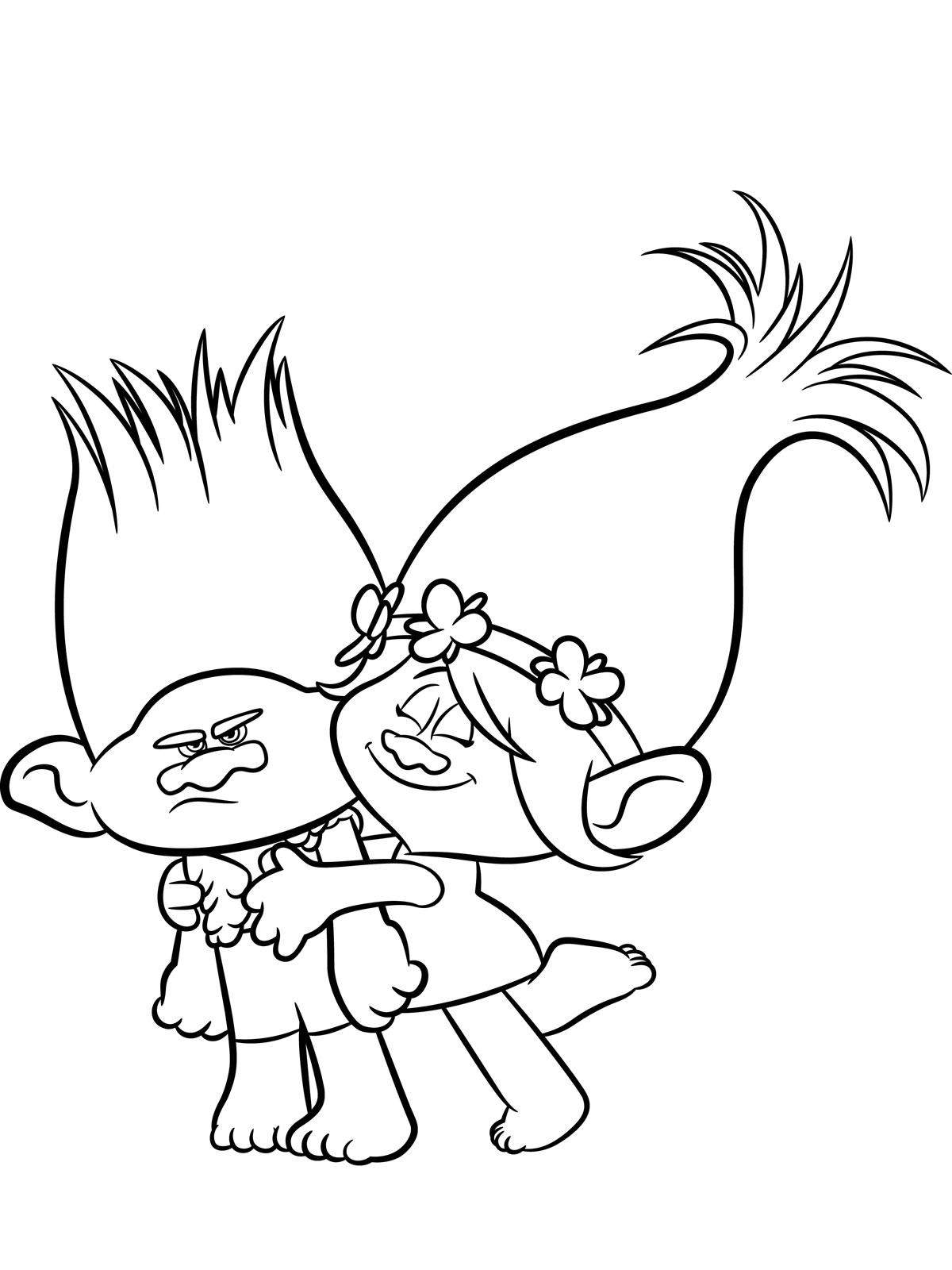 Photo Trolls Coloring Pages