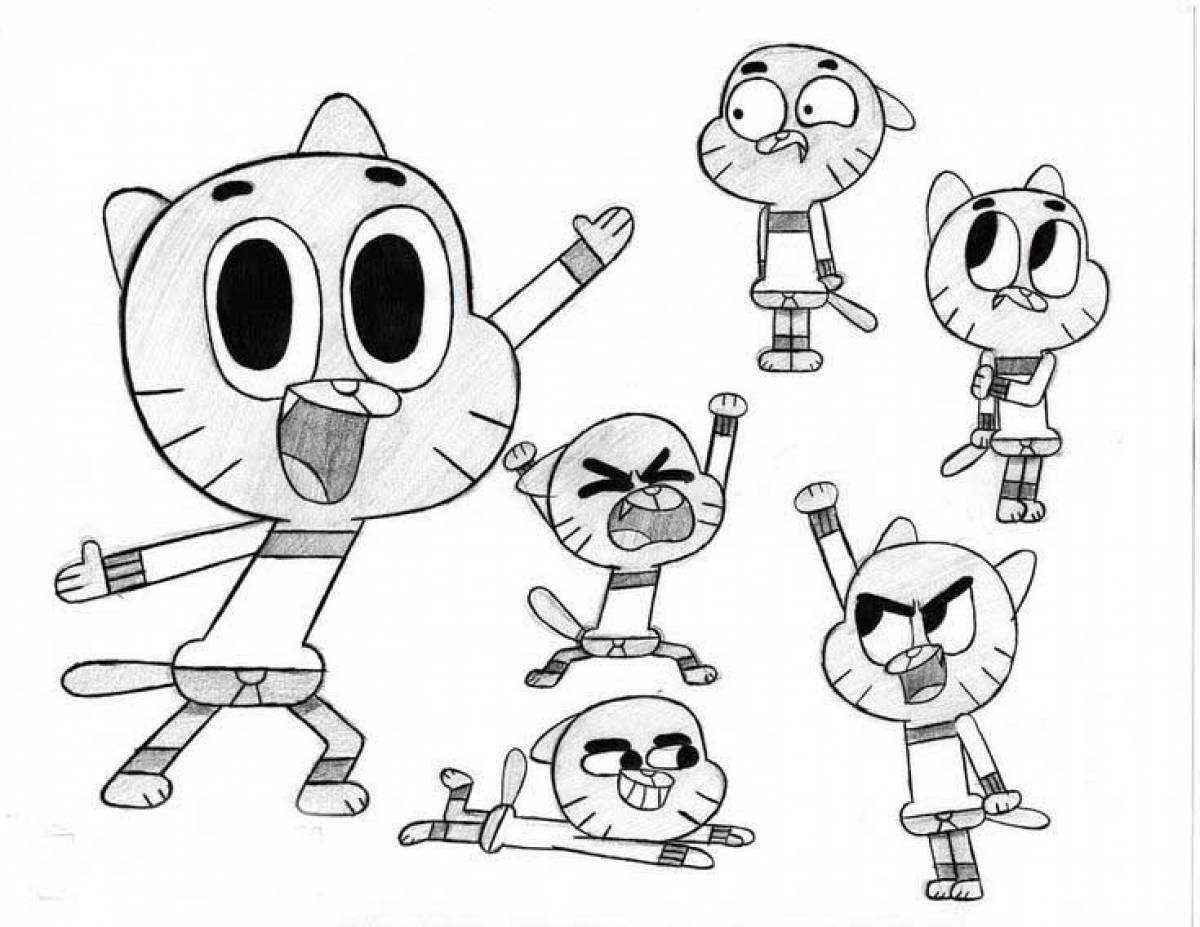 Photo Gumball and family