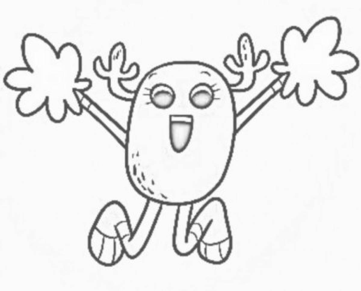 Photo Gumball coloring page