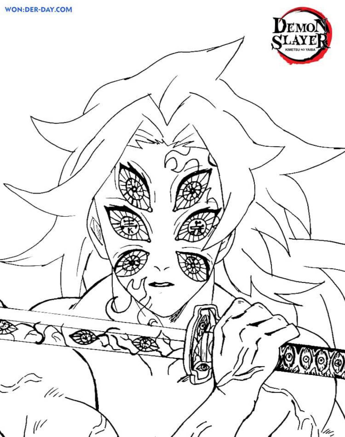 Great blade coloring page