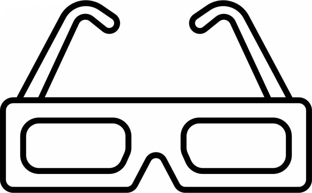 Книжка-раскраска 3D 24л. MAZARI +3D очки - Стиль-канцтовары