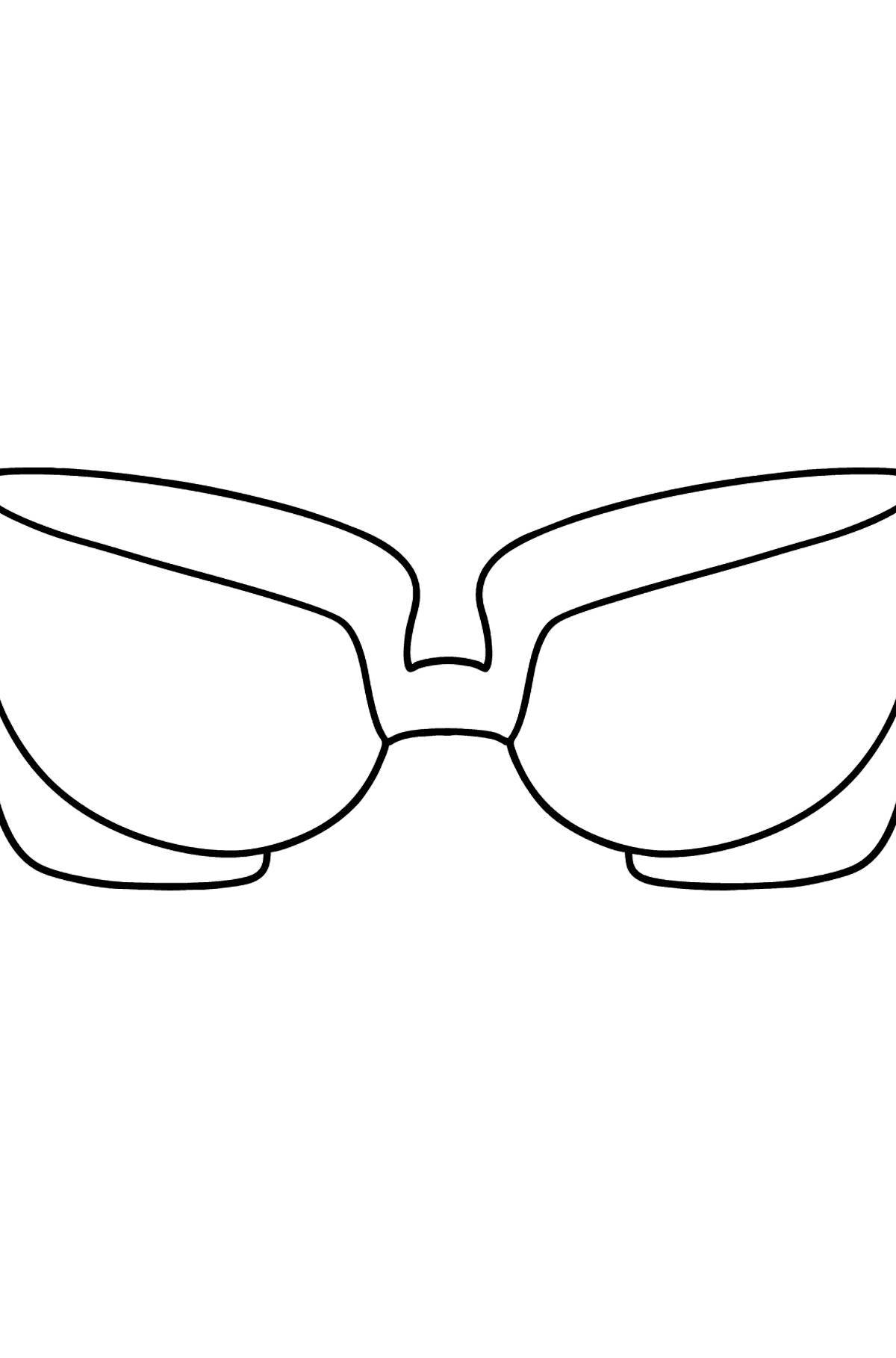 Bright glasses for coloring