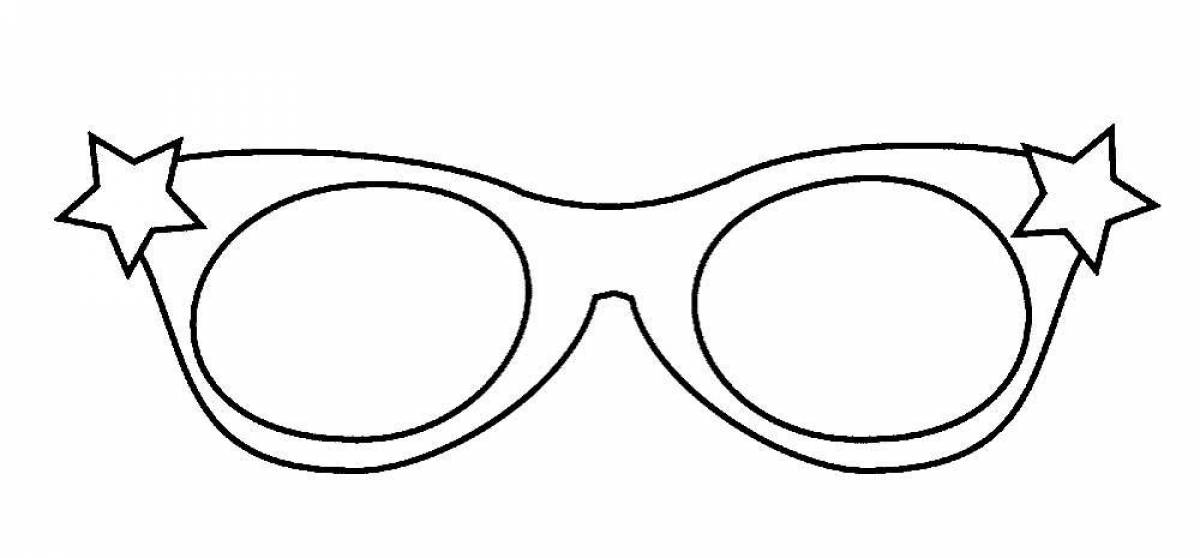 Magic glasses for coloring