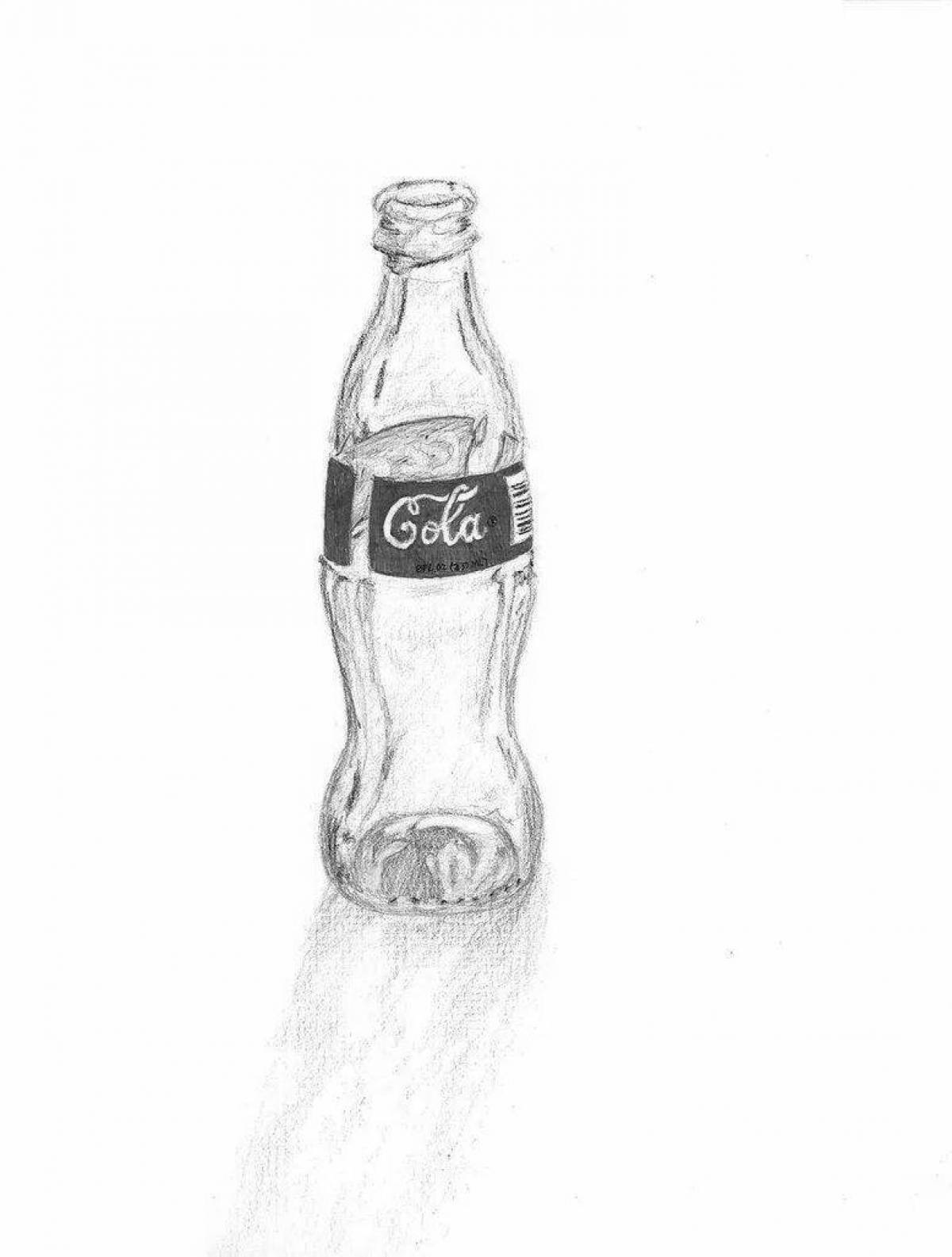 Фото Поразительная страница раскраски coca cola