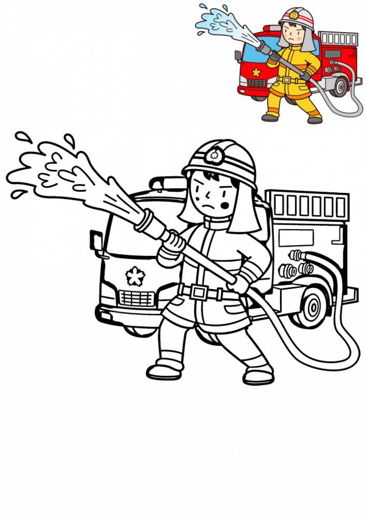 Пожарный для детей #1