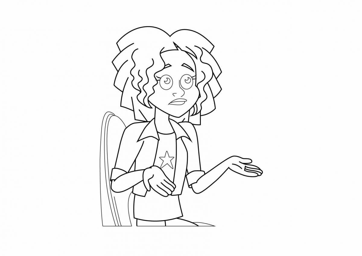 Coloring bright monty