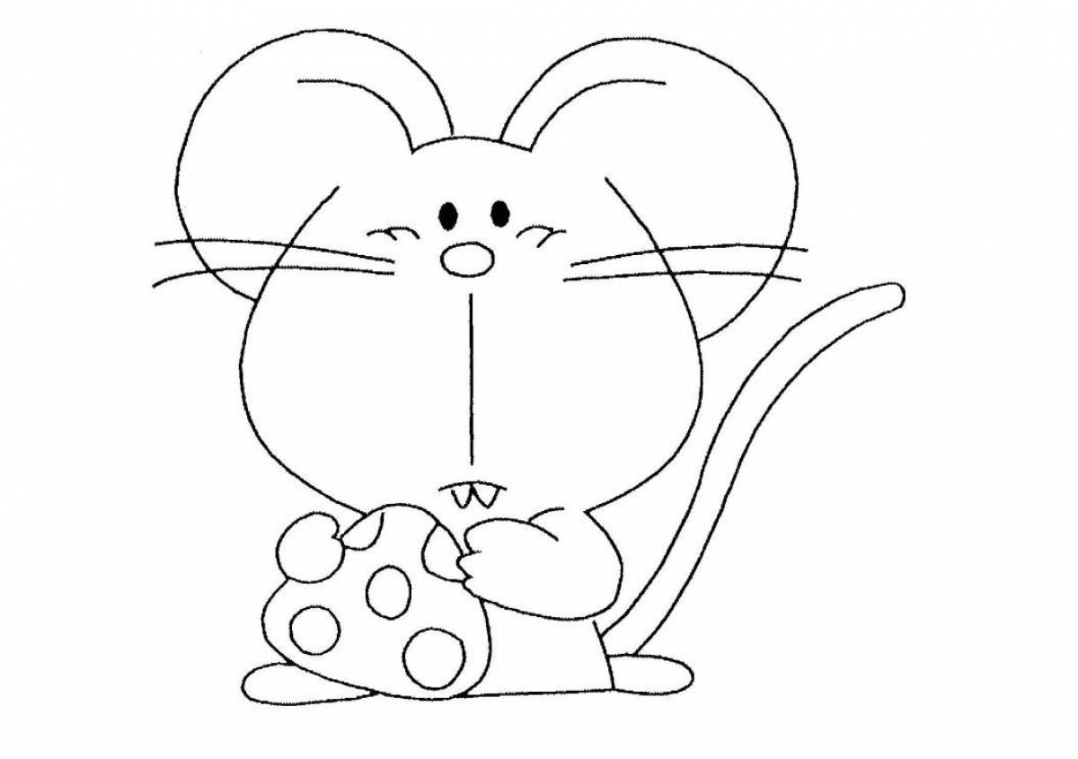 Coloring page adorable monty