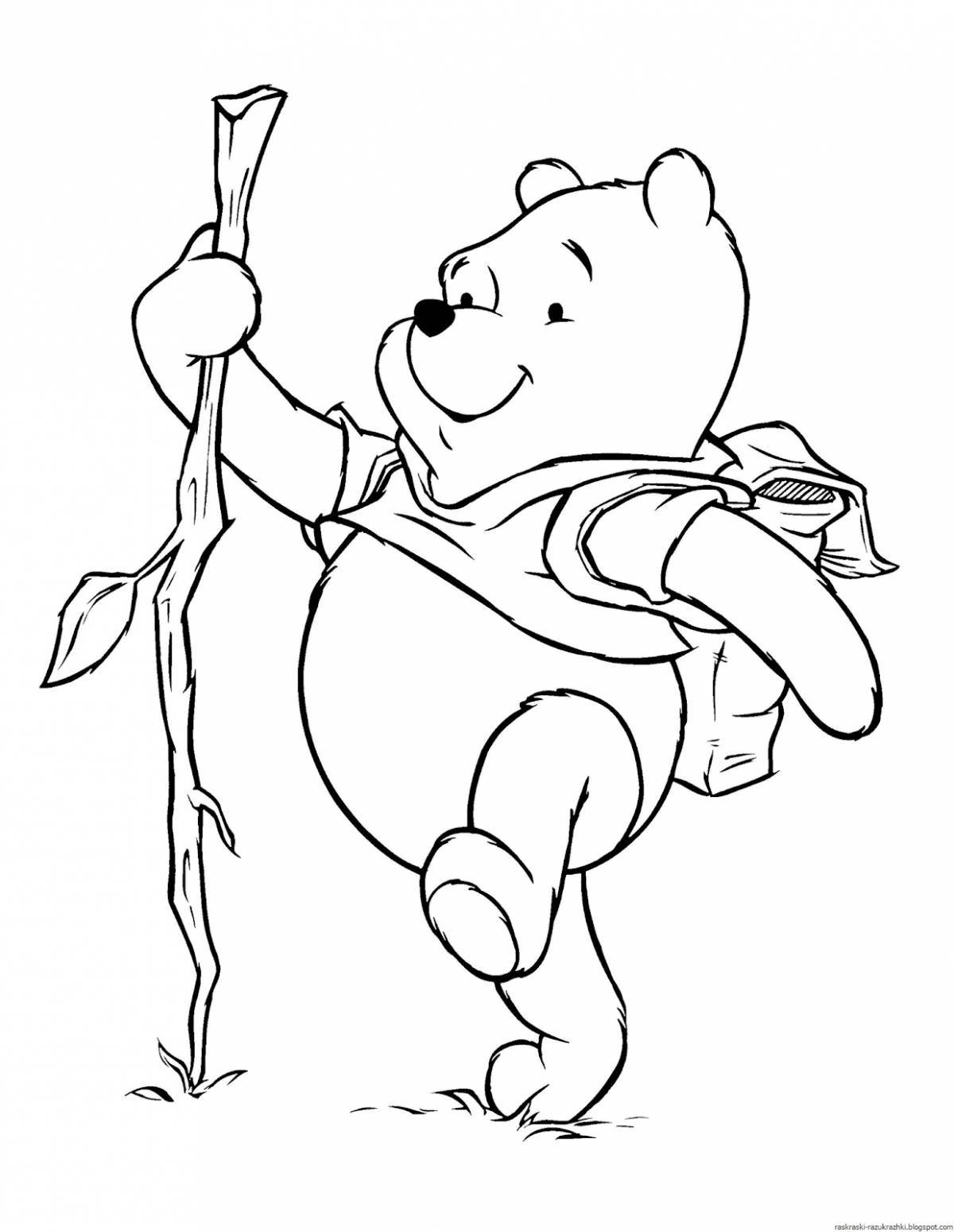 Winnie the pooh magic coloring book