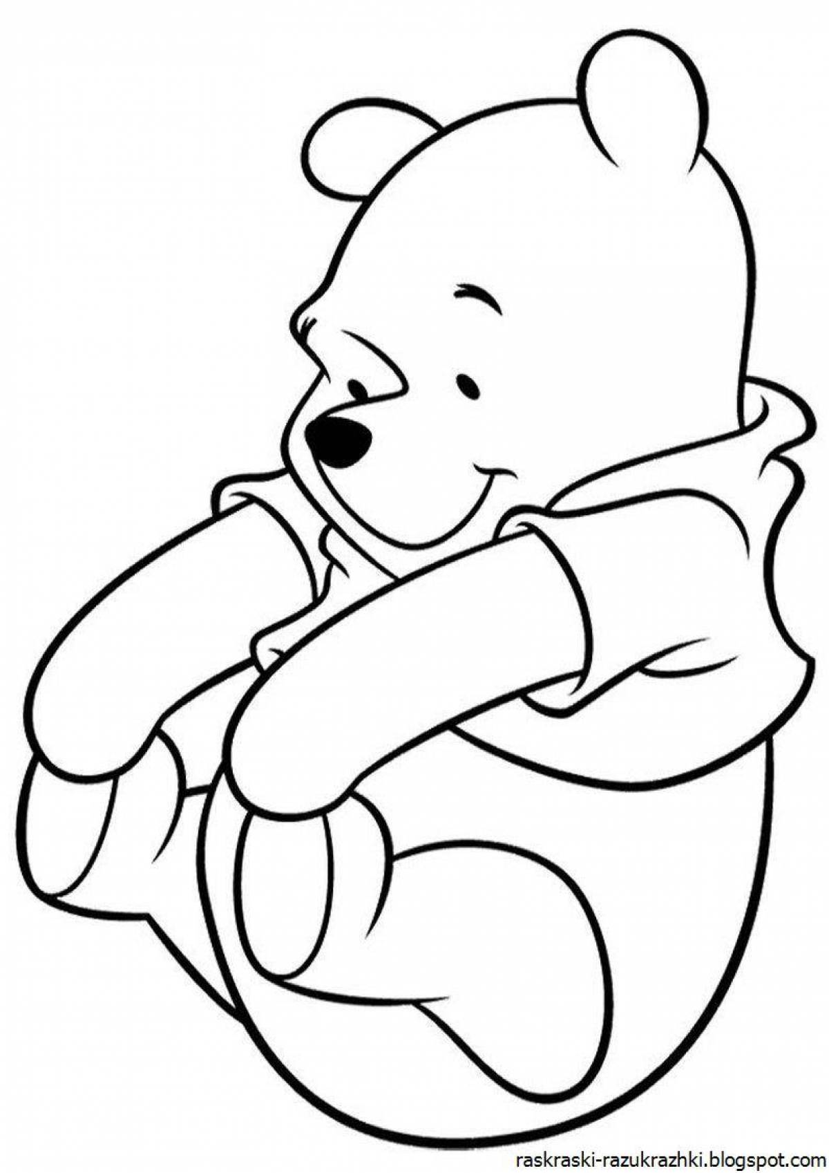 Winnie the pooh quirky coloring book