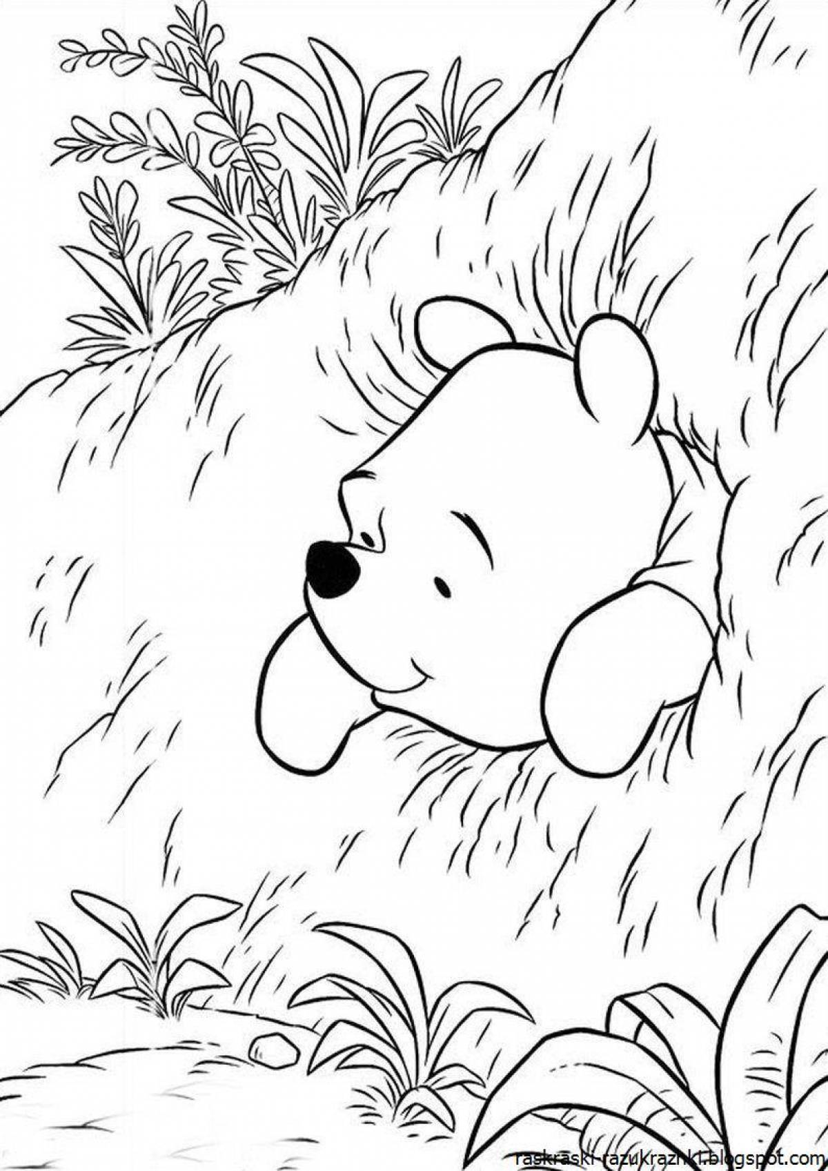 Winnie the pooh humorous coloring book