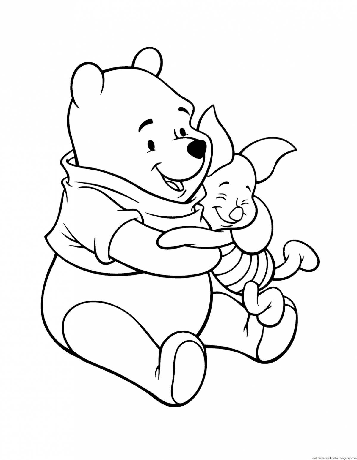 Winnie the pooh live coloring