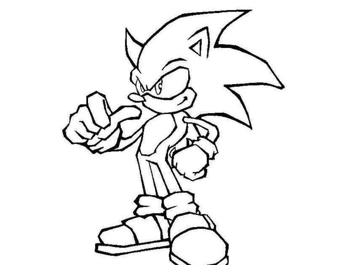 Sonic.exe awesome coloring book