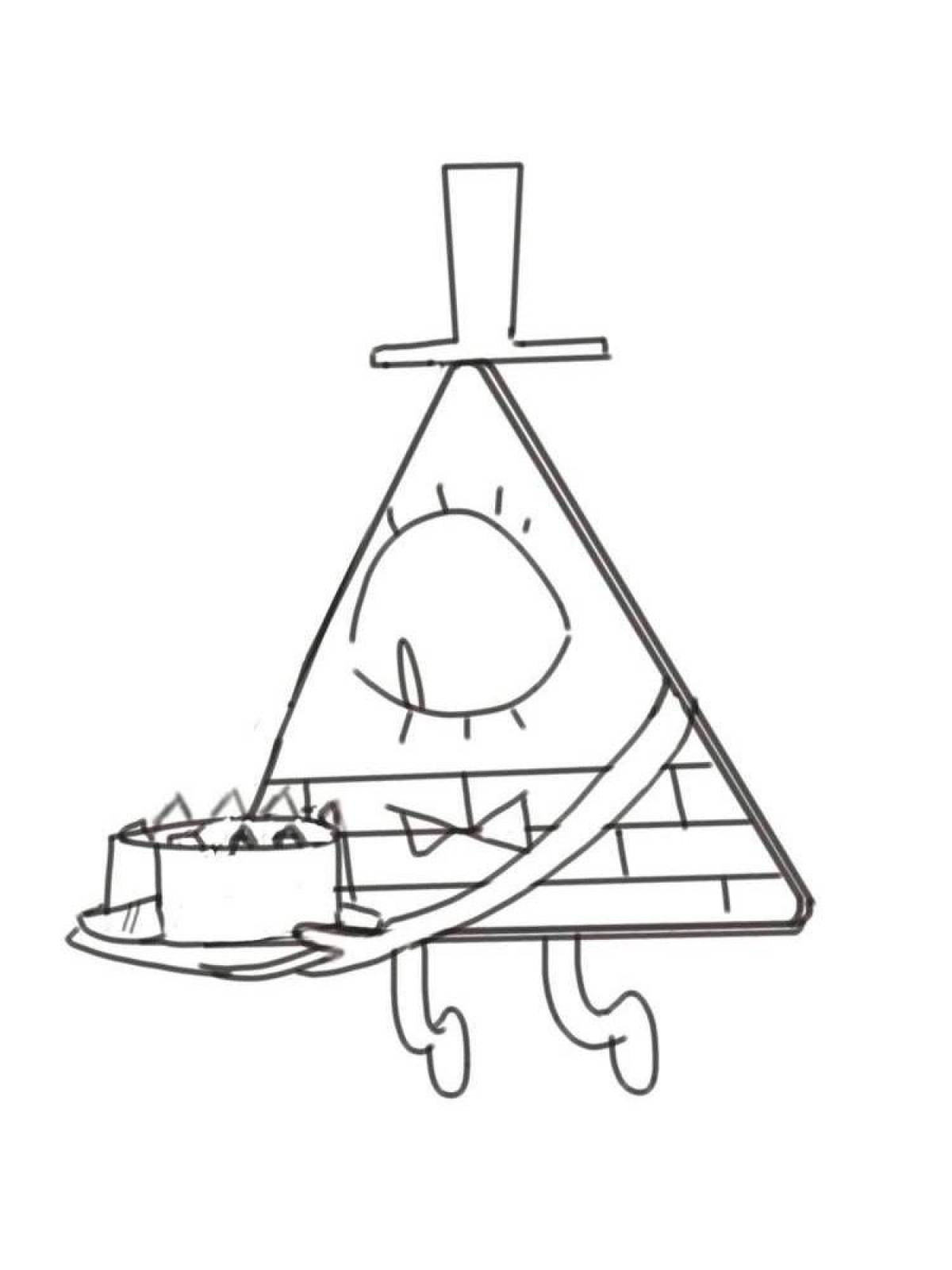Coloring bill cipher