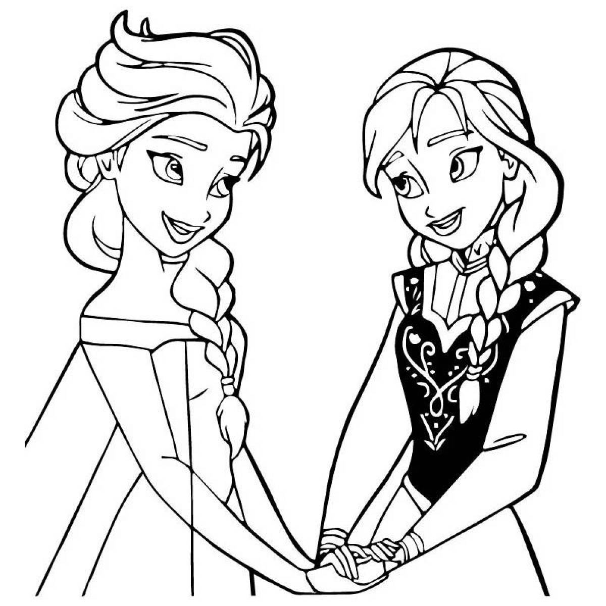 Elsa and anna frozen #1