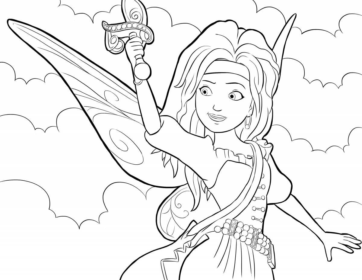Charming incantimus coloring page