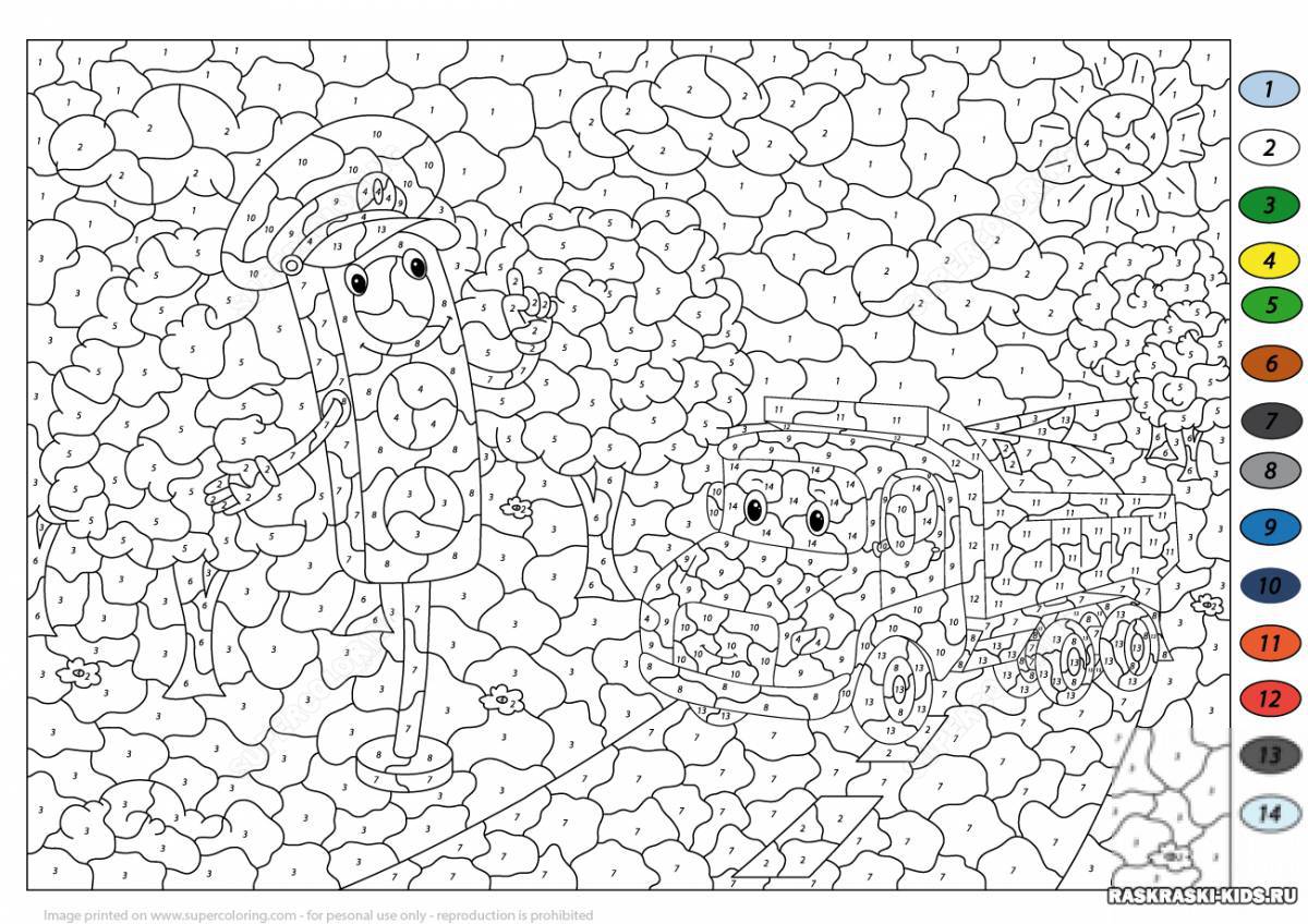 By numbers for boys #16