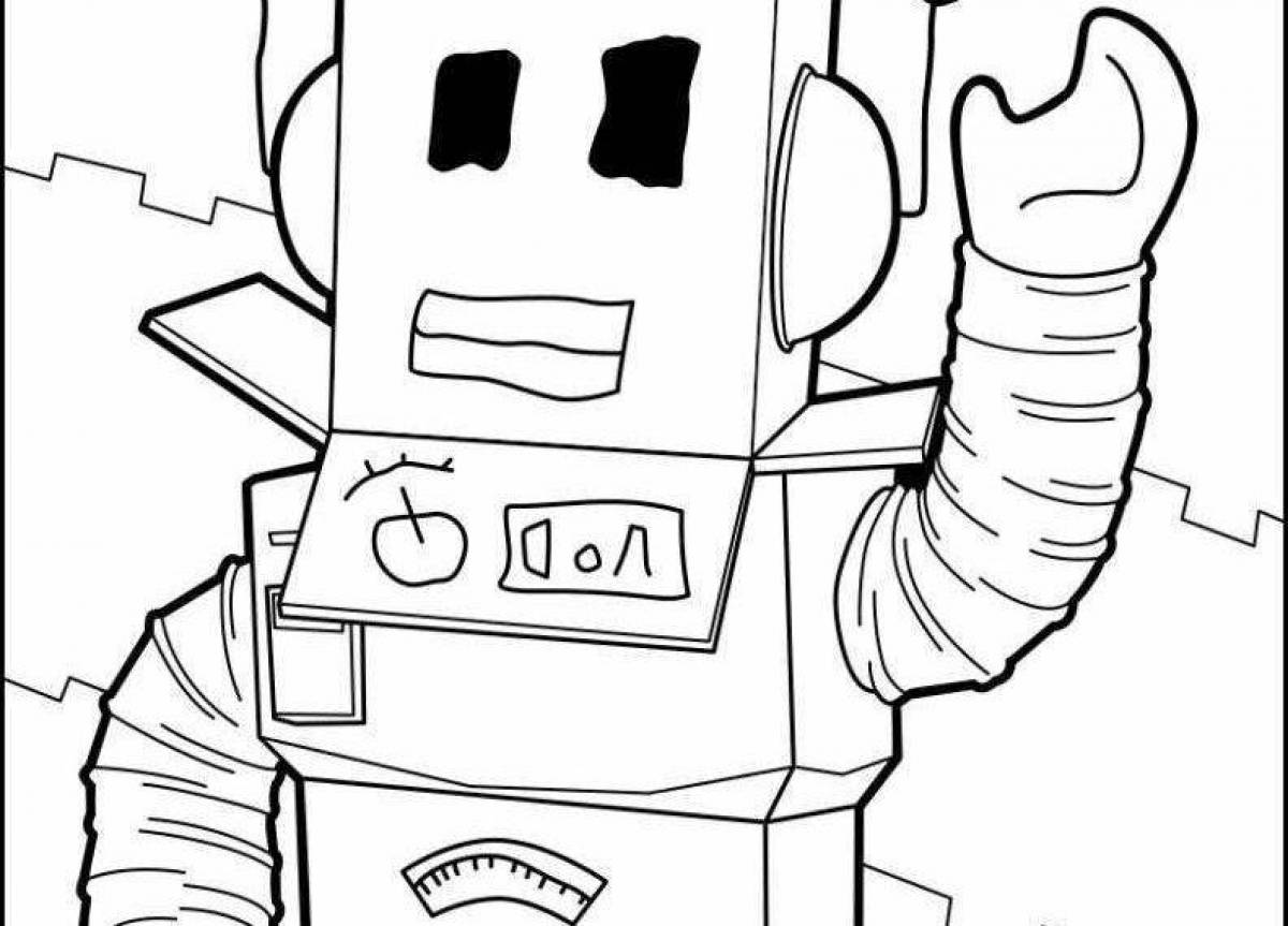 Radiant roblox doors coloring page