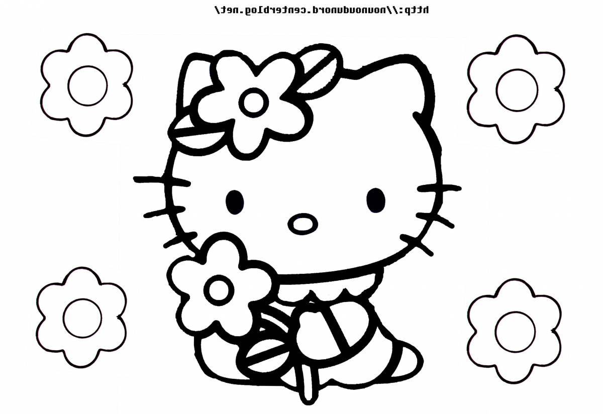 Extreme coloring hello kitty kurumi