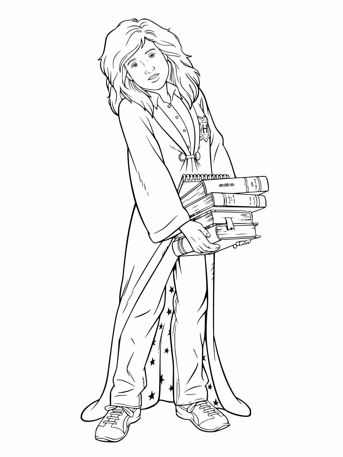 Hermione coloring book