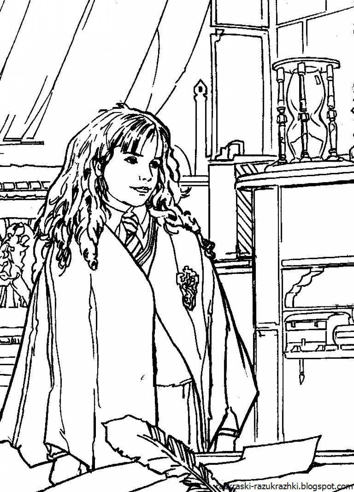 Hermione's whimsical coloring book