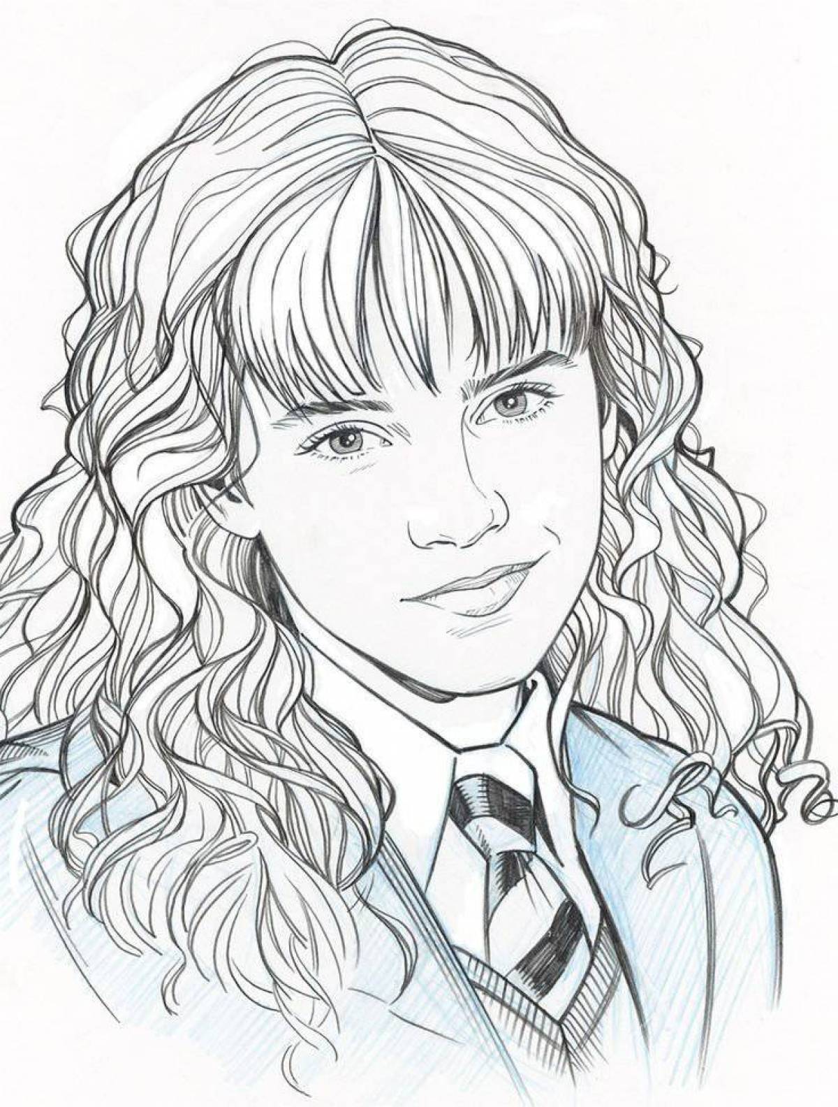 Hermione's cheeky coloring book