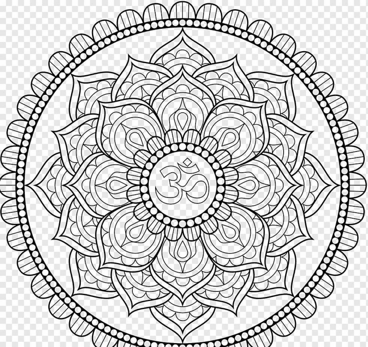 Amangast's famous coloring page
