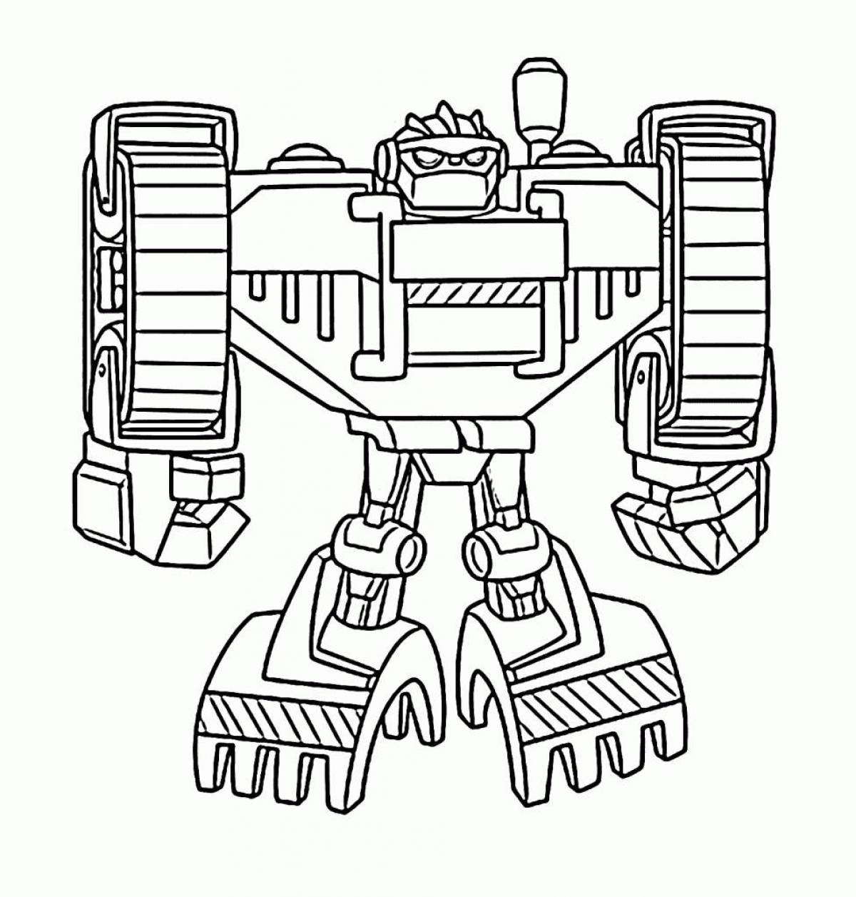 Joyful transformers coloring pages for kids