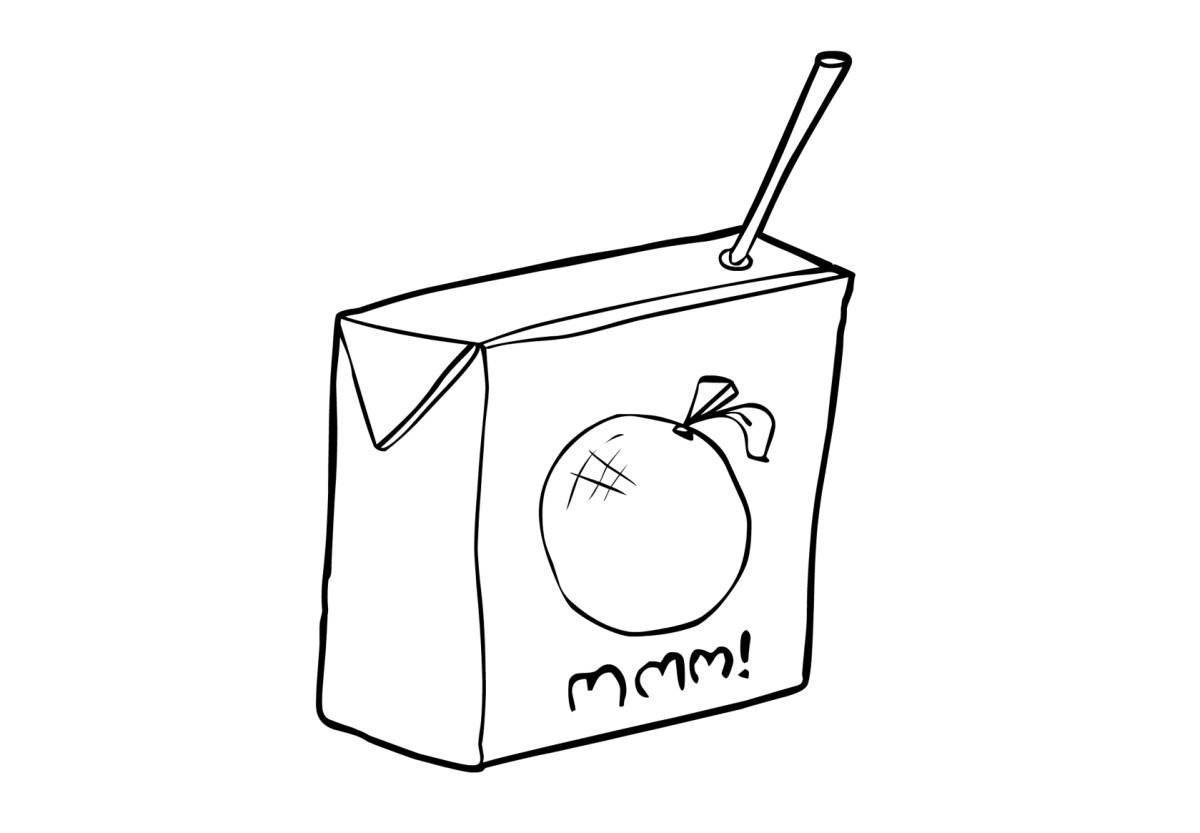 Sweet juice coloring page
