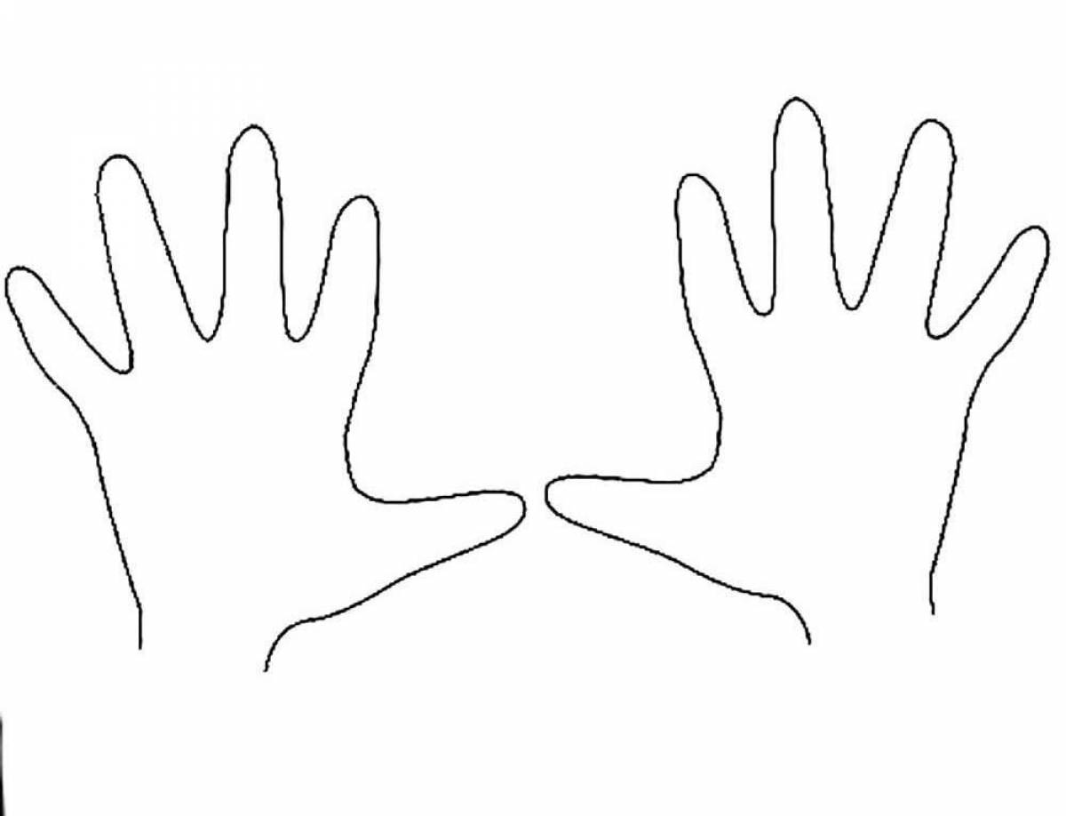 картинки для распечатки руки
