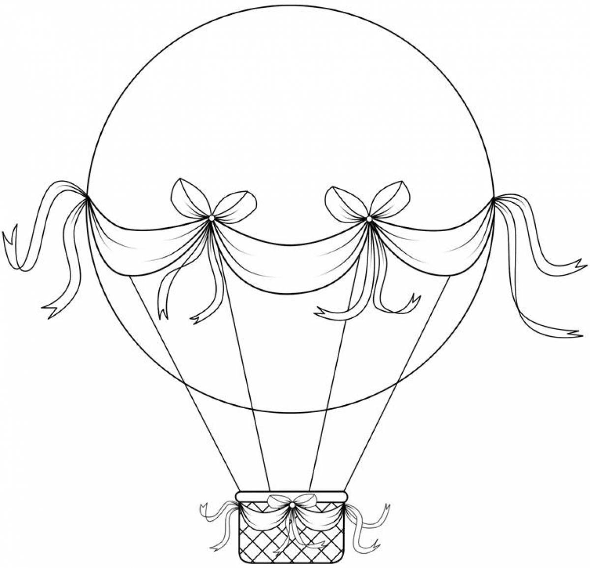 Макеты воздушных шаров. Воздушный шар раскраска. Раскраска воздушный шар с корзиной. Шарики раскраска. Шар воздушный с рисунком.