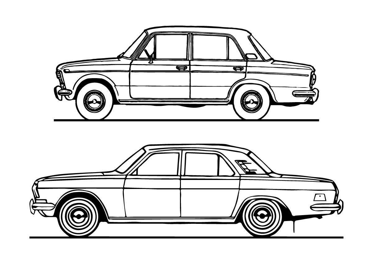 Рисунок лада 2107